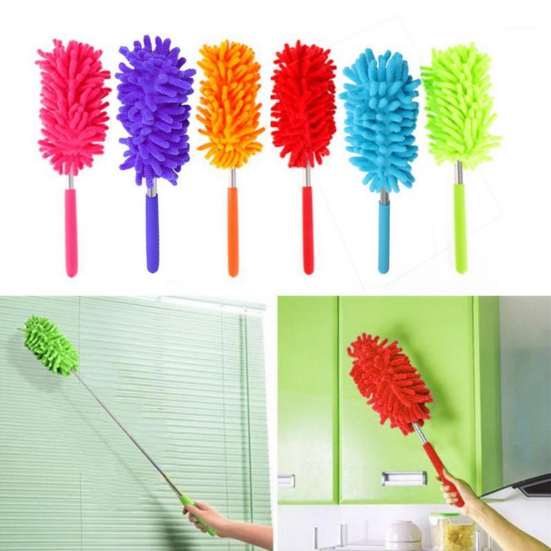 

Retractable dust duster Chenille car dust duster brush for car washing Extendable Magic Cleaning Feather Handle Brush1