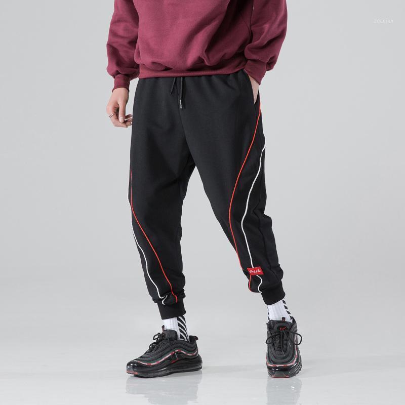 

Nice Autumn High Quality Cotton Sweatpants Jogger Men Streetwear Hip Hop Casual Loose Pant Male 3 Colors Harem Trousers1, Yellow