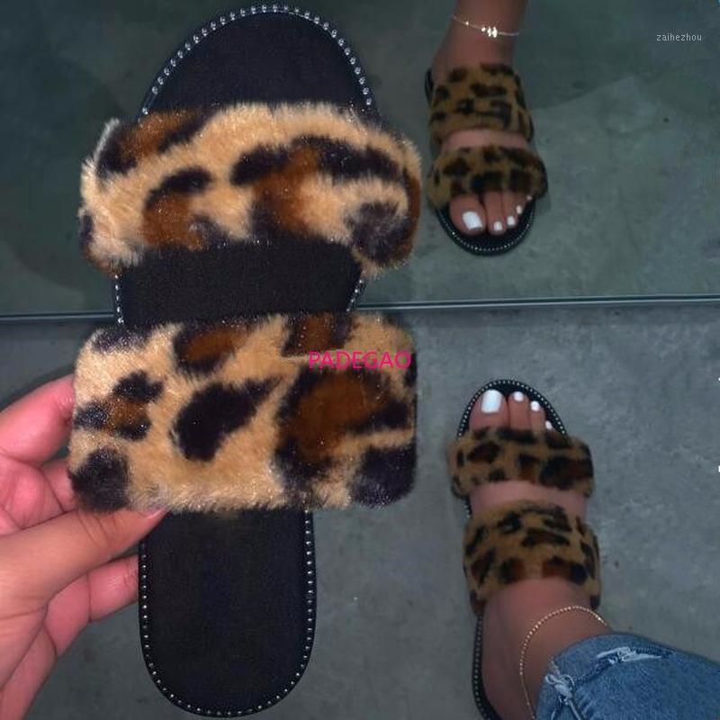 

Non-slip Durable Sandals Outdoor Wild Fashion Beach Flat Flip Flop Fur Ms Spring /summer New 2020 Women Home Furry Slippers1, Deep blue
