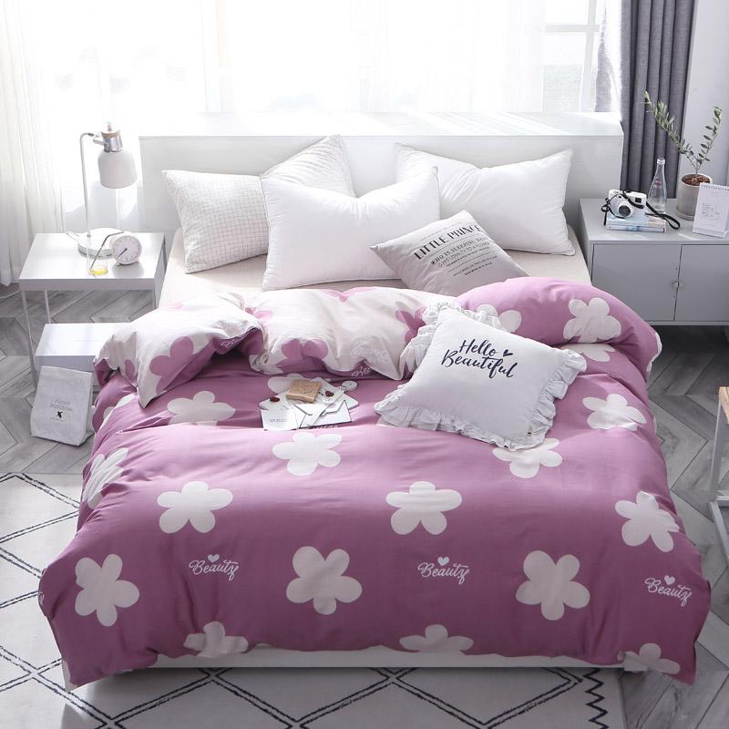 

1 Piece Duvet Cover With Zipper 100% Cotton Quilt Or Comforter Or Case Pastoral Printing, 03