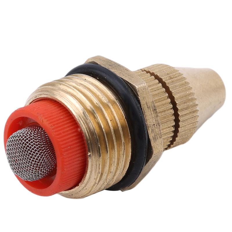 

New 360 Degrss Connector Thread Water Sprinkler Irrigation Spray Nozzle Watering Head Garden Brass Supplies, Mist nozzle