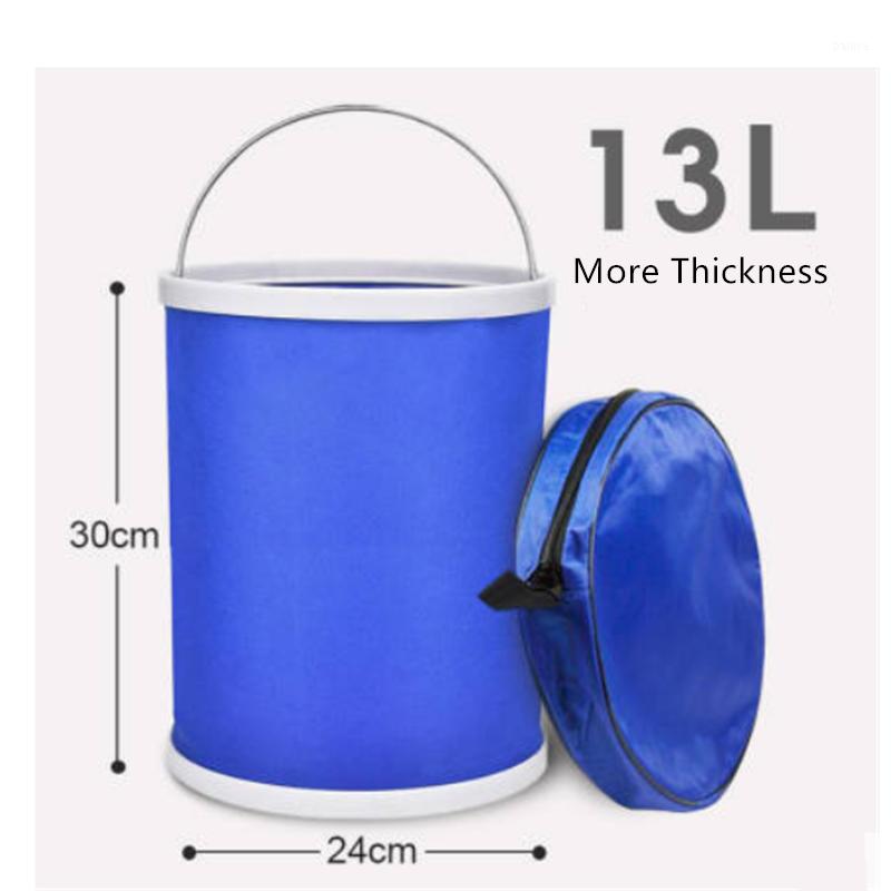 

Large capacity car with folding bucket large shrink bucket car portable scrub outdoor travel fishing CD50 Q061