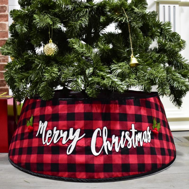 

30-Inch Christmas Tree Fur Carpet Merry Christmas Decorations for Home Natal Tree Skirts New Year Decoration navidad&1