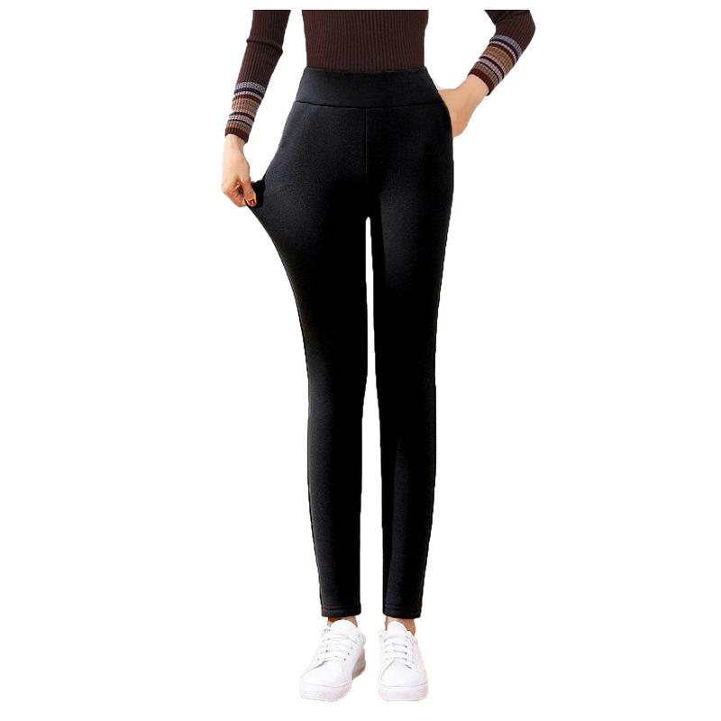 

Thick Cashmere Wool Leggings Windproof And Cold Lasting Warmth Pants Women Sweatpants Gym Workout Scrunch Leggings Pant d3