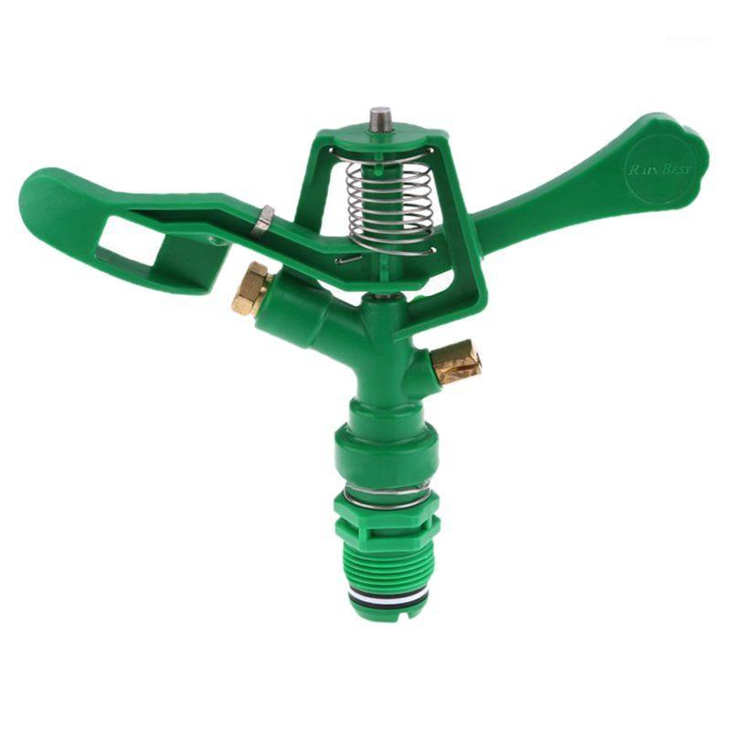 

Water Lawn Woods Farmland Garden Plastic Impact Sprinkler Irrigation Tool1, Green
