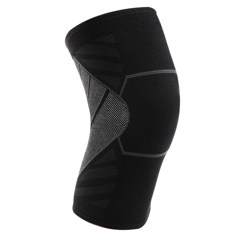 

1pc Useful Elastic Sports Knee Pads Knee Support Brace Fitness Protector, Black