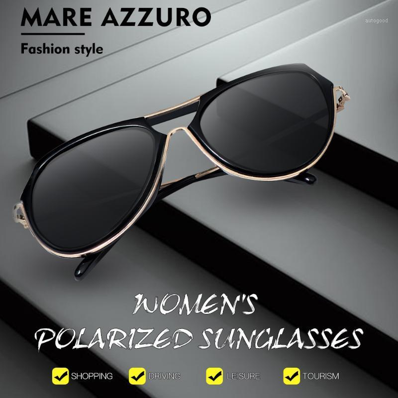 

Sunglasses Oversized Women 2021 Vintage Polarized Sun Glasses Driving Outdoors UV400 Gafas Sol Mujer Zonnebril MARE AZZURO1