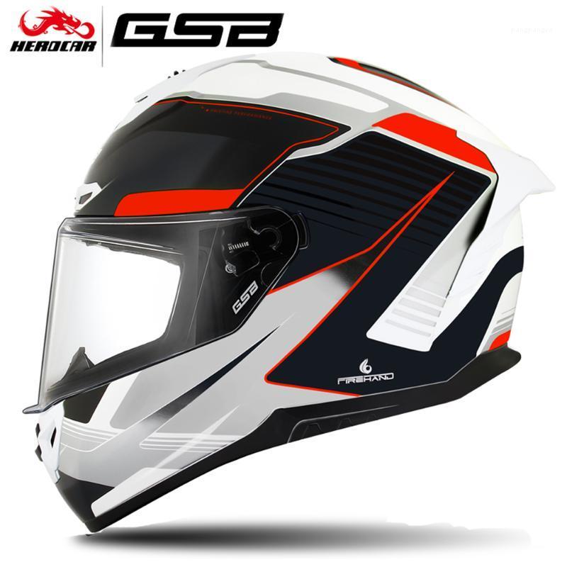 

GSB Helmet Motorcycle Full Face Motorcycle Helmet ABS Material Motorbike Motocross Casco Motocross Cascos Para Casco Moto1, S-361 a4
