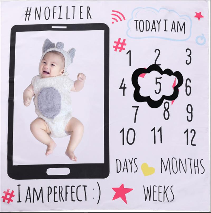 

Infant INS Hot Selling Blanket Baby Mobile Phone Photo Shoot Background Cloth Men and Women CHILDREN'S Room Photographic Prop Al