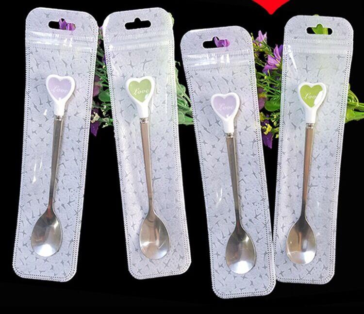 

6 sizes 50pcs Small Long self-sealing bag with hanging hole for makeup pencil eyebrow brush packaging plastic bag with handle