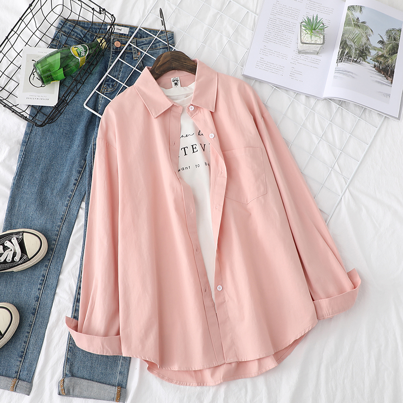 

2021 New Solid Shirts Womens Blouses Lady White Tops Long Sleeve Female Clothes Outwear Office Wear Spring Autumn News Zh12, Yellow