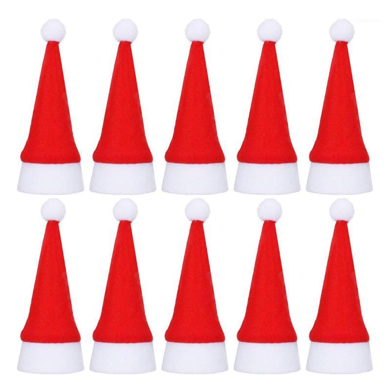 

20 Pack Mini Santa Christmas Mats for Dining Table Cutlery Holder1