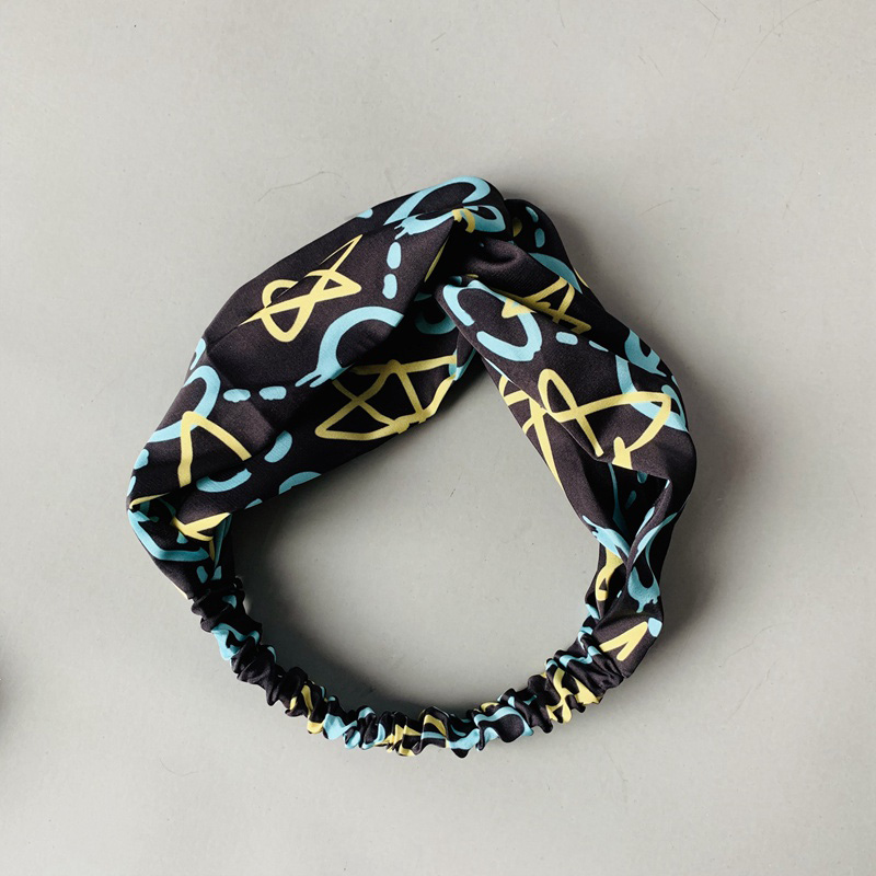 

Fashion Classic Silk Headbands Luxury Designer Jewelry Headwear Women 5 Colors Hairband Elastic Band Headband Wear Beach Dress Accessory