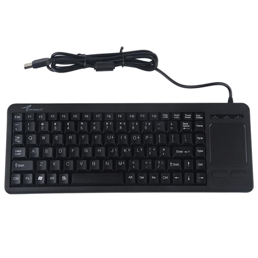 

DS-8800 USB Interface Prevent Water Splashing Laser Engraving Character One-piece Wired Touchpad Keyboard Length 15m