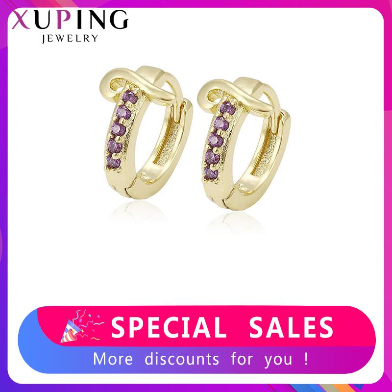 

Xuping Fashion Elegant Art Earring Jewelry With Synthetic Cubic Zirconia for Women Christmas Day Gifts 28555
