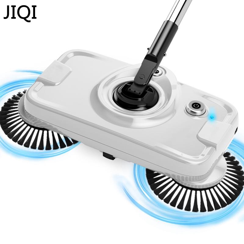 

JIQI Chargable Hand-push sweeping mopping machine Sweeper mop wireless household appliances cleaner dustpan set broom artifact