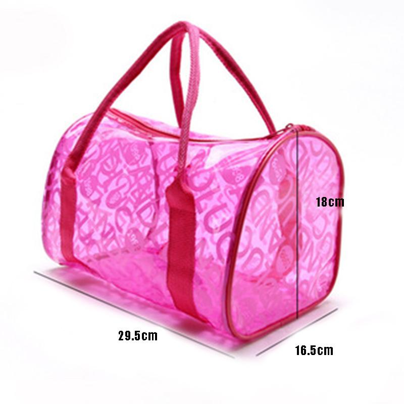 

Waterproof Swimming Bags Beach Sports Travel Bag Swimsuit Toiletry Organizer Handbag FEA889, Black