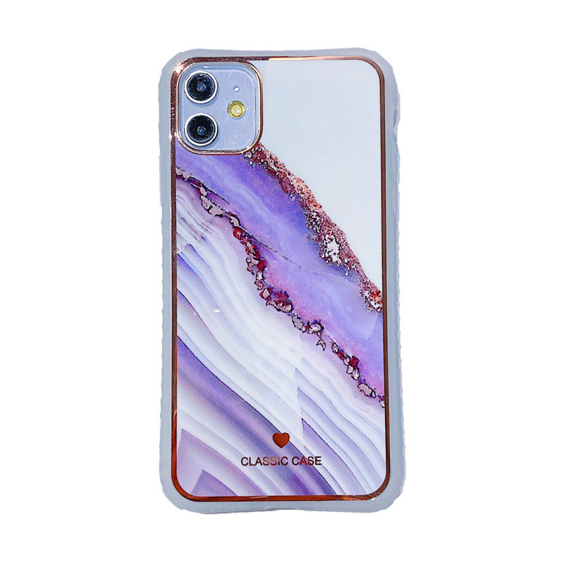 

New Electroplating Marble Texture TPU Plastic Phone Cases For 11 12 Mini Pro Max Xr X Xs Max 7 8 Plus Ultra Thin Phone Back Cover Case DHL, Pls remark colors