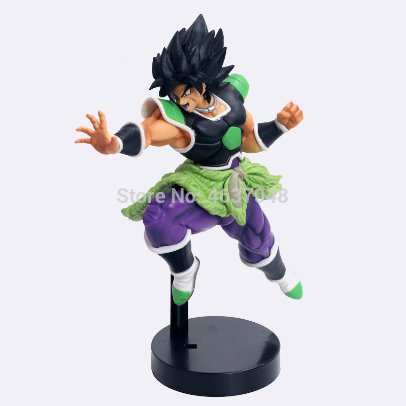 

23CM Z Super Ultimate Soldiers The Movie Broly Figurine PVC Action Figure Collectible Model Toys Doll Free Shipping 201202, Red no box