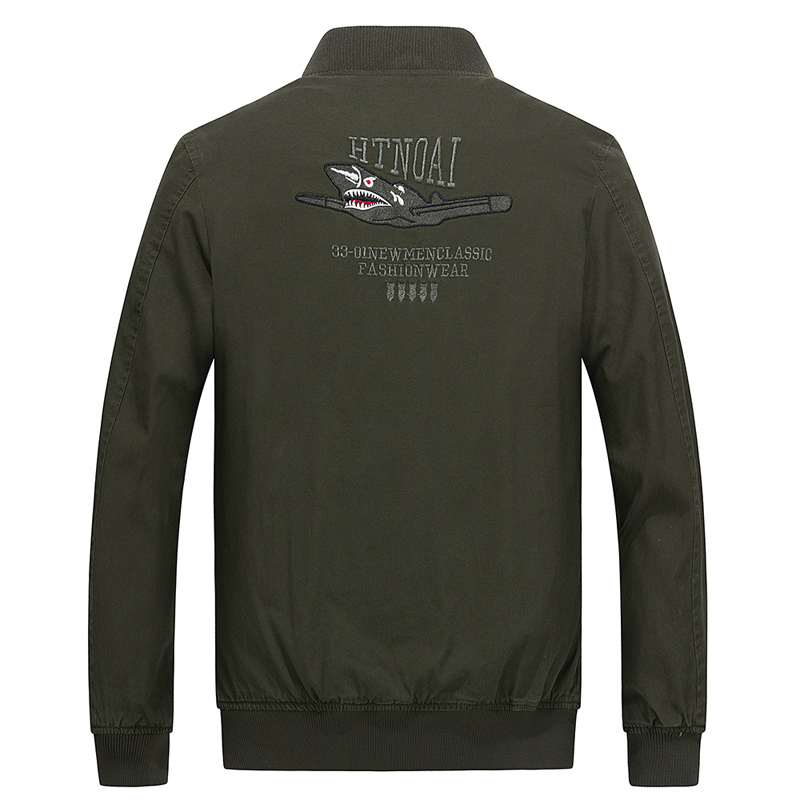 

2021 New Male Style Flying Jacket Air Force Bomber YHJ3, Green army