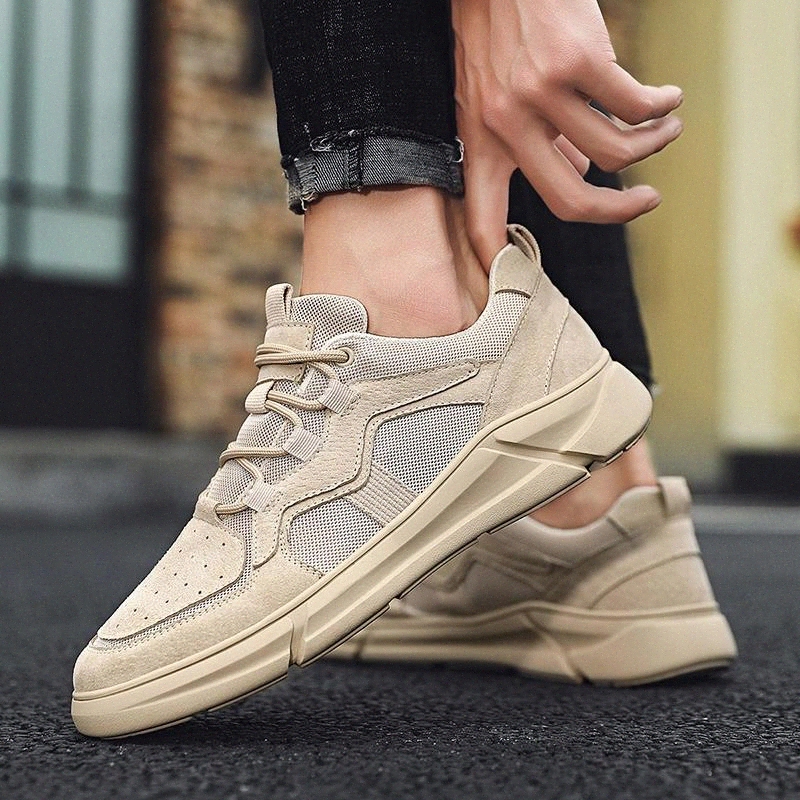 

Oxford Men's Shoes Fashion cow suede leather Casual shoes British Style summer breathable Outdoor Leather Lace Up Footwear #Kx8x