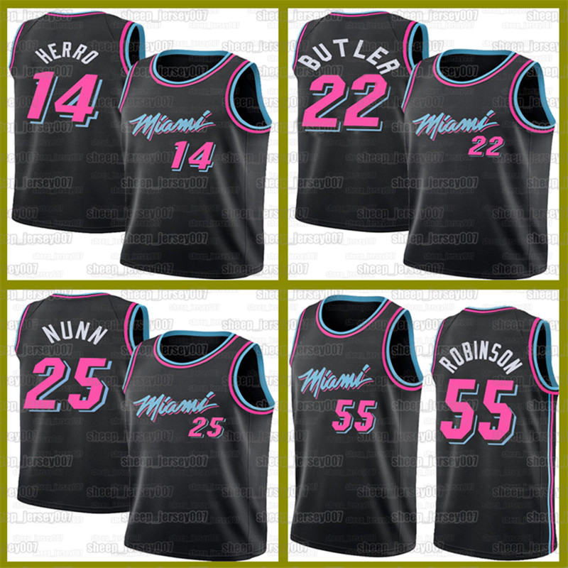 

Jimmy 22 Butler NEW Tyler 14 Herro Dwyane 3 Wade Goran 7 Dragic Bam 13 Adebayo Jersey Duncan Kendrick 25 Nunn Miami Heat Basketball, Jersey(rehuo)