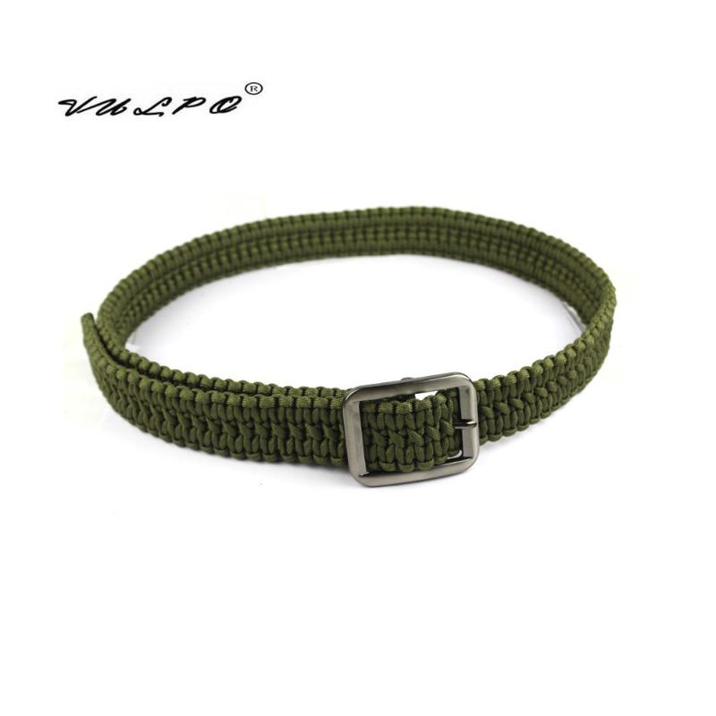 

VULPO Men Army Tactical Belt Outdoor Sport Training Belts with Metal Buckle, Green