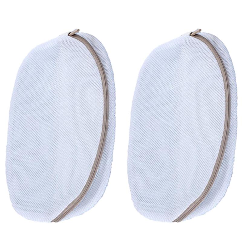 

2 Pcs Storage Pouches Portable Travel Organizers Clothes Organizers (White)
