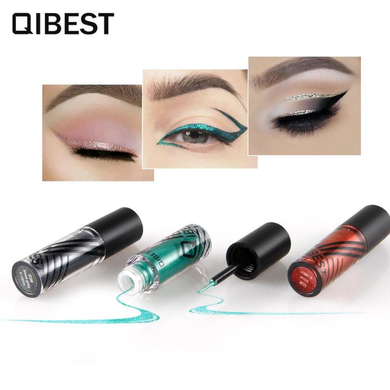 

QIBEST Hot Selling 10 Color Liquid Eyeliner Long-lasting Quick-drying Eyeliner Eye Makeup Cosmetic Waterproof, 02