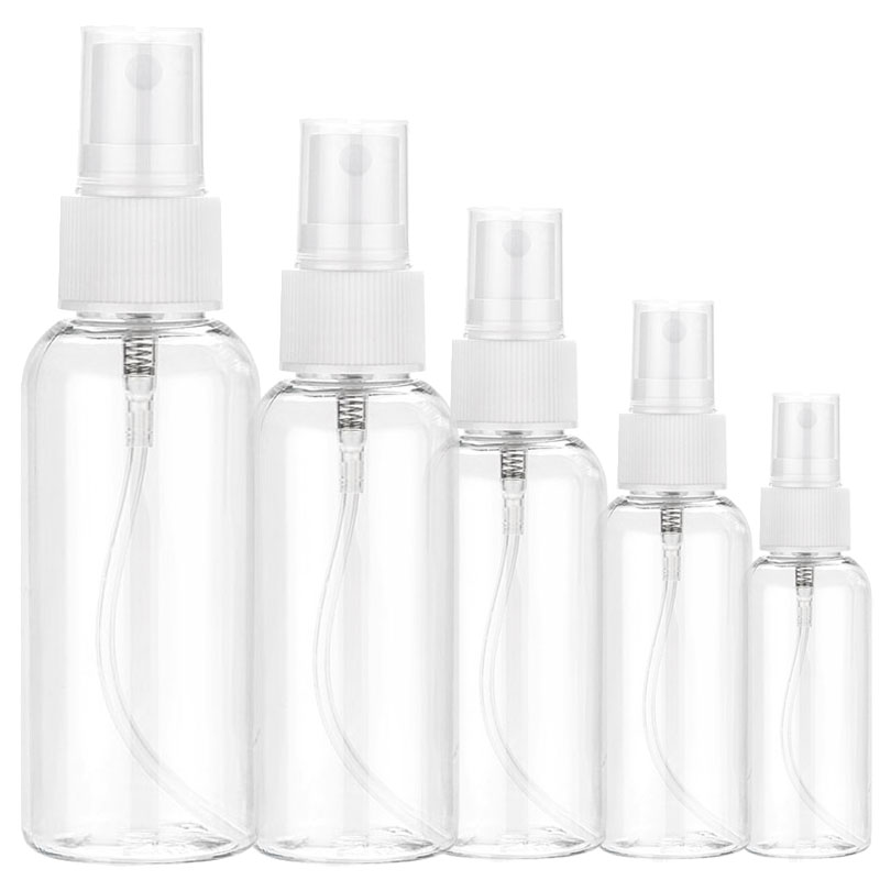 

100pcs Refillable Empty Bottle 10ml 30ml 50ml 60ml 100ml Plastic Spray Bottles