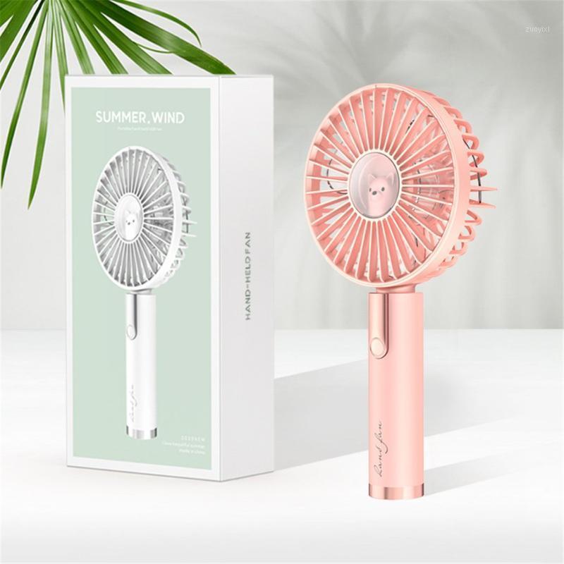 

Cut Bear USB Handheld Summer Mini Round Fan Electric Handheld Fan Nordic Outdoor Portable Cooler Student1