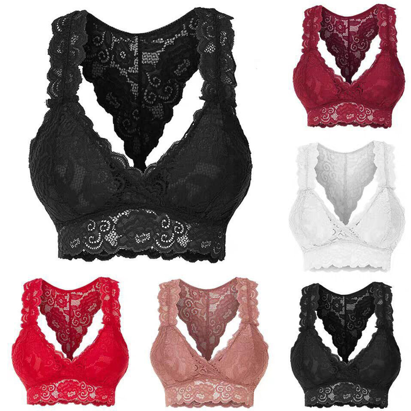 

New Style Women Transparent Bralette Lace Underwear Bra No Steel Ring Gathers Breasts Sexy Lingerie Dropshipping Beauty Back Bra, Please leave a message