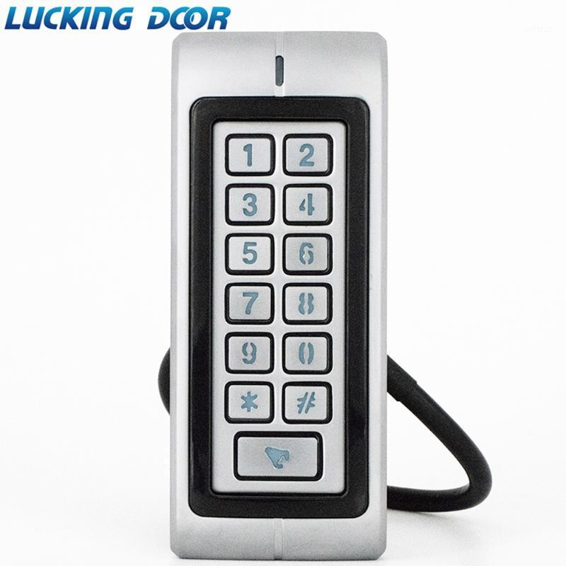 

LUCKING DOOR ZKRT370 Metal Rfid Waterproof Access Control Keypad 1000 Users ID/IC Card Reader Door Access Control System Wiegand1