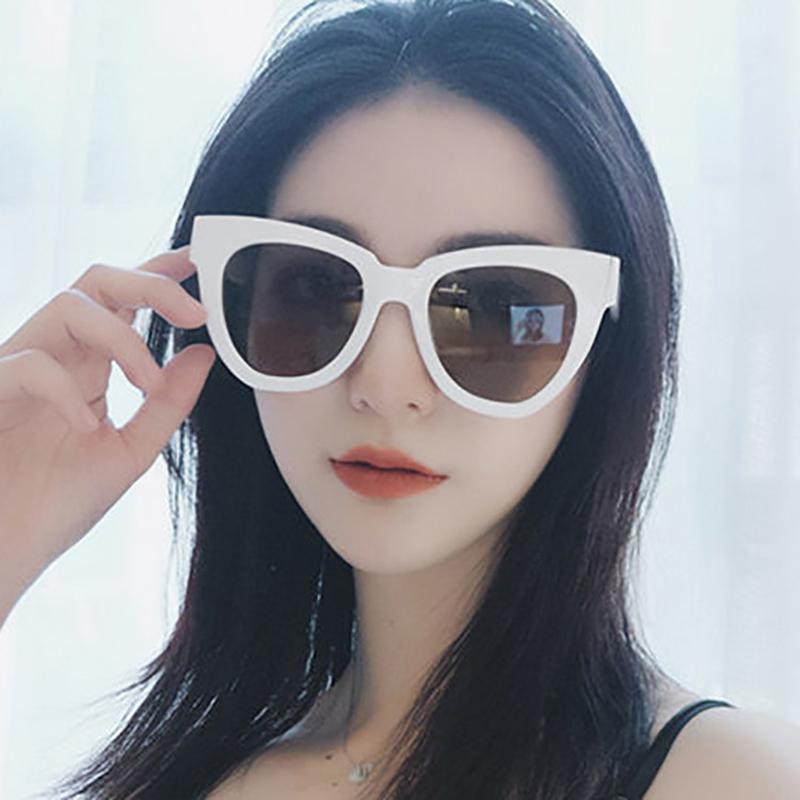 

Sunglasses OUTMIX Retro Cat Eye For Women Fashion Brand Designer Vintage Big Frame Sun Glasses Lady UV400 Feminino