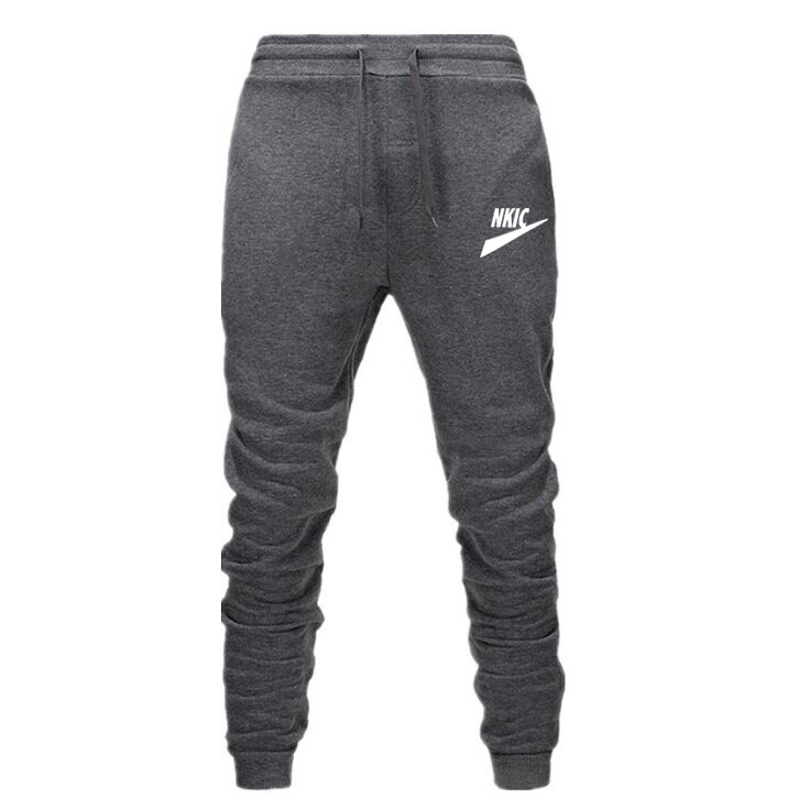 

Fashion Men Gyms Pants Joggers Fitness Casual Long Pants Brand Workout Skinny Sweatpants Jogger Tracksuit Cotton Trousers, Dark grey 1