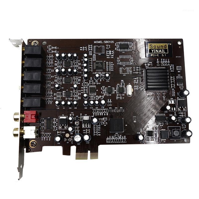 

Sound Cards Nature Blessed PCI-E 5.1 Creative Card SN0105 Sb0105 PCIE For XP WINDOWS 7/8/101