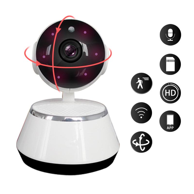 

720P Ip Camera Wifi Security Wireless Camara Ptz Surveillance Camaras De Seguridad Telecamera Sorveglianza White Kamera P5077