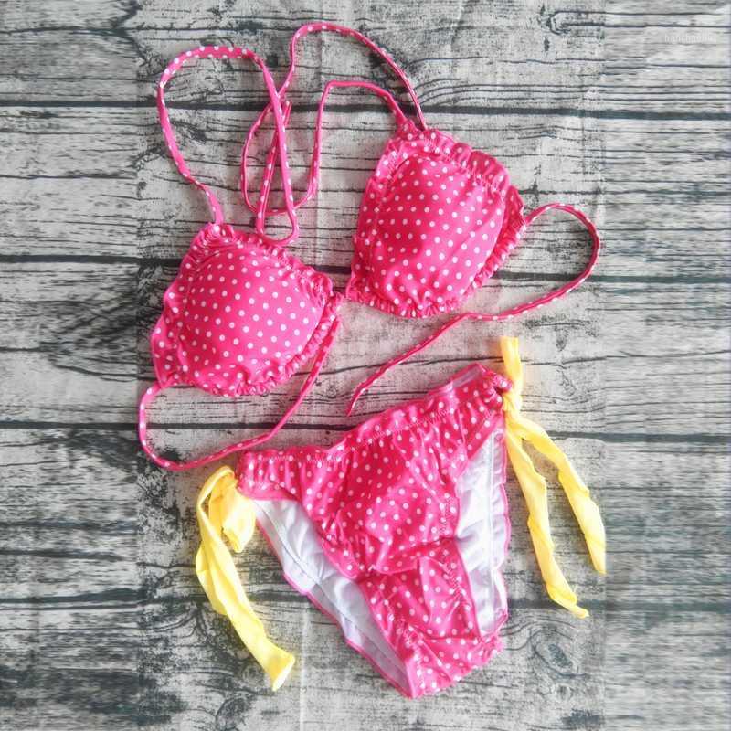 

2020 new Women Floral Padded Bikini Swimwear Monokini Bikinis Set Bathing Suit Swimsuit Beachwear Summer1