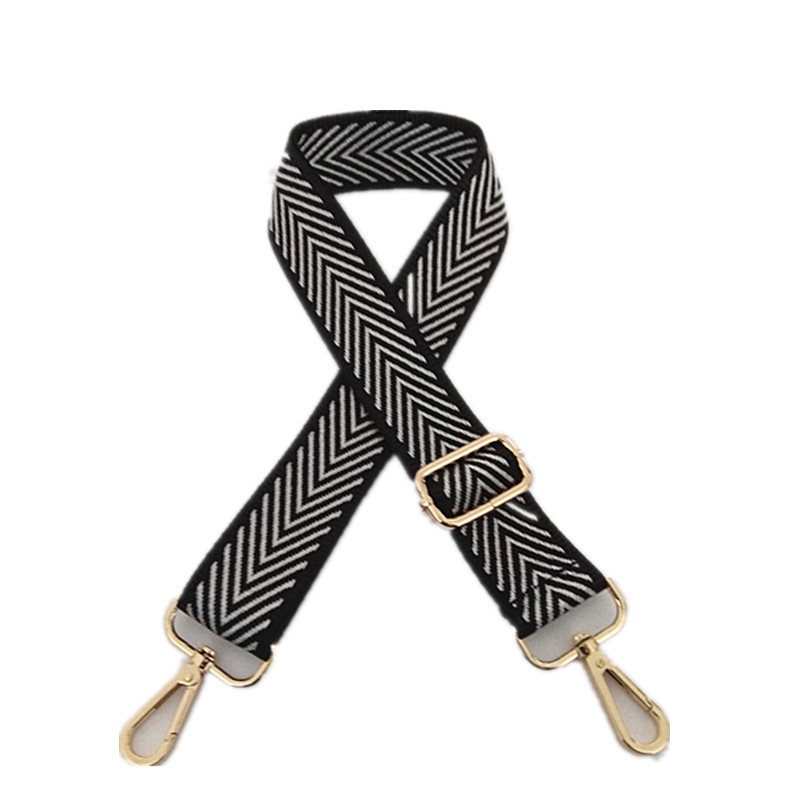 

Nylon Shoulder Strap For Crossbody Women Wide Straps Bag Color Stripes Handles Adjustable Strap Accessories