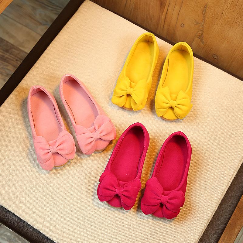 

New Children's Shoes In Spring And Summer Of 2021 Girl's Princess Shoes Flat Sole Single Baby's Leisure Doudou, Pink