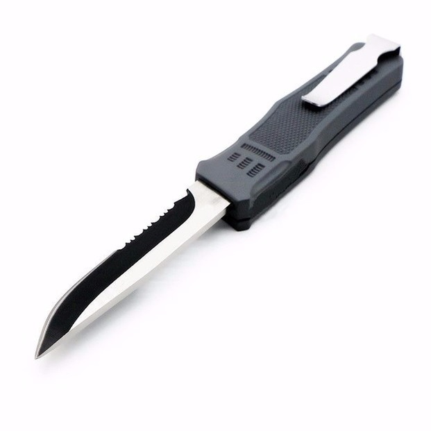 

616 7inch 7 inch grey 8 models blade double action tactical automatic auto folding edc knife camping knife hunting knives xmas gift