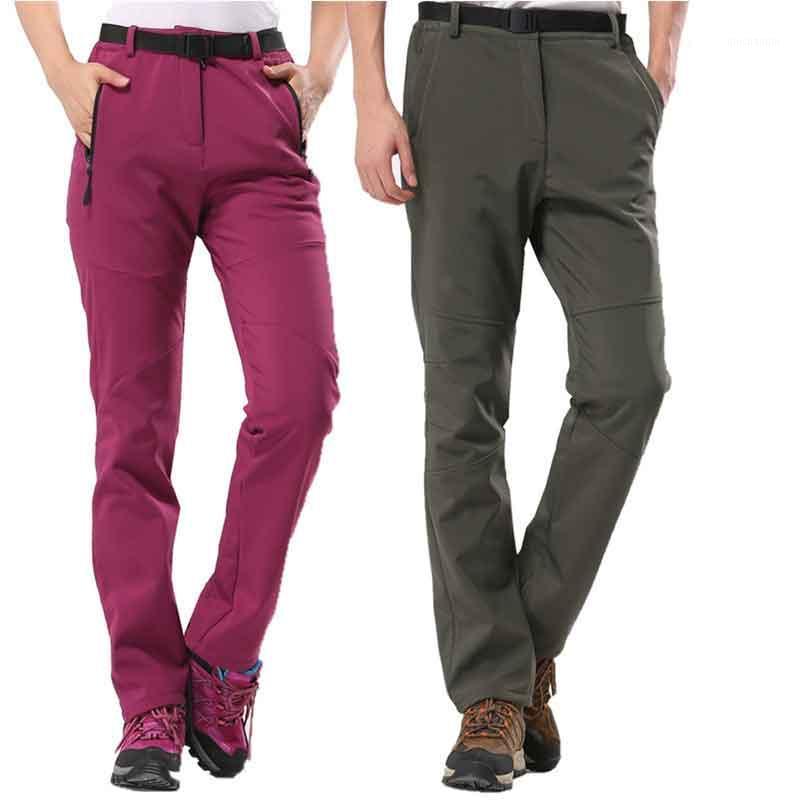 

Winter Mens Pants Thick Outdoor Women' softshell Trousers Hiking Fishing Pockets Spring Casual Pants -5XL Pantalones1, Menblack