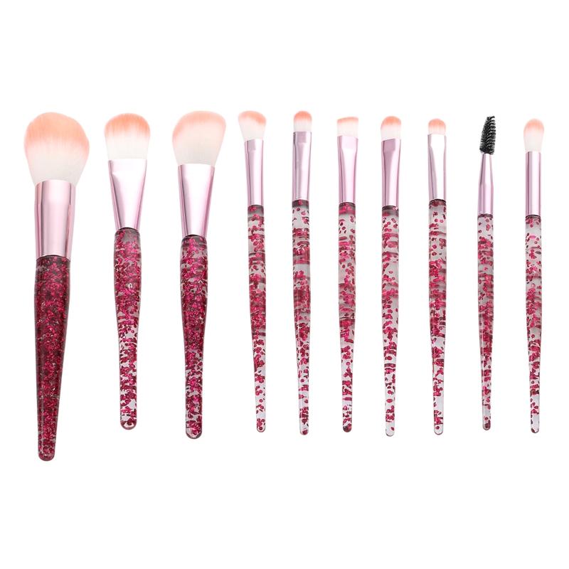 

10Pcs Pro Makeup Brushes Set Foundation Powder Eyeshadow Cosmetic Brush Tools X7JA