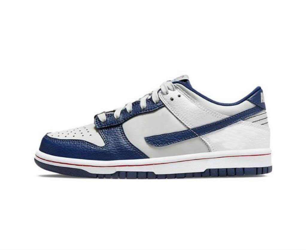 

2022 Low EMB 75th Anniversary Skateboard Shoes Men Women White Blue Casual Skate Board Sneaker Size 36-44 DD3363 001, Customize