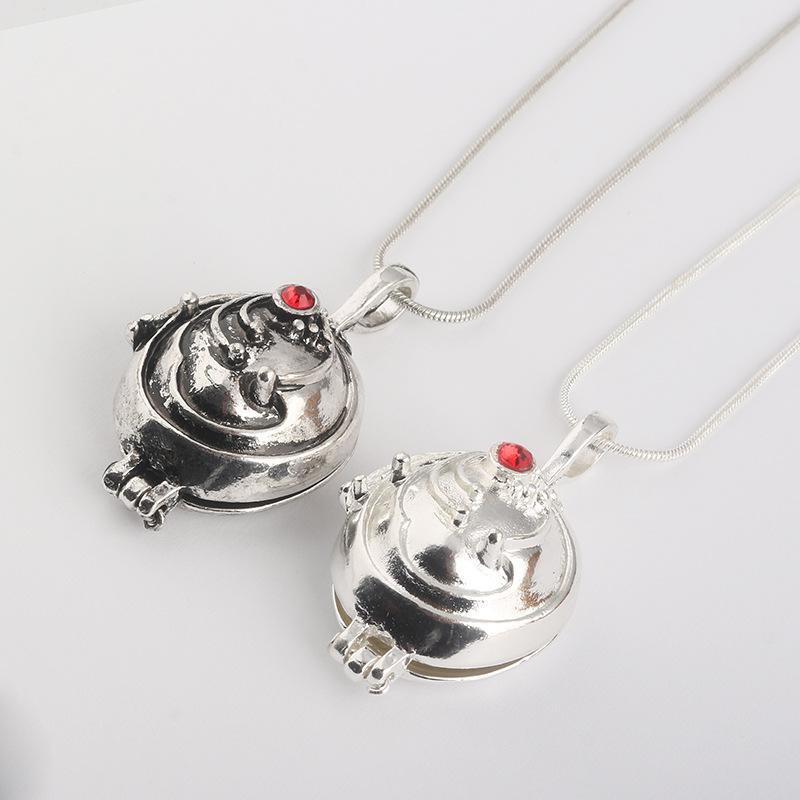 

2021 Fashion Jewelry Couple Necklace Verbena Style Pendant Necklace Movie Gothic Couple For Women Accesorios Mujer