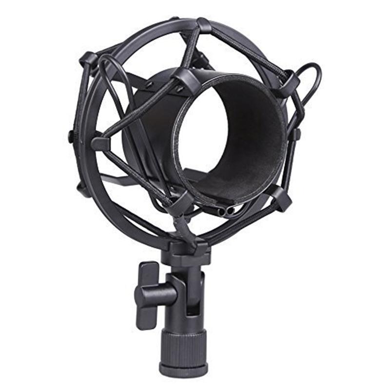 

Retail miniphone Mount 50MM For 48MM-54MM Diameter Condenser Mic Black