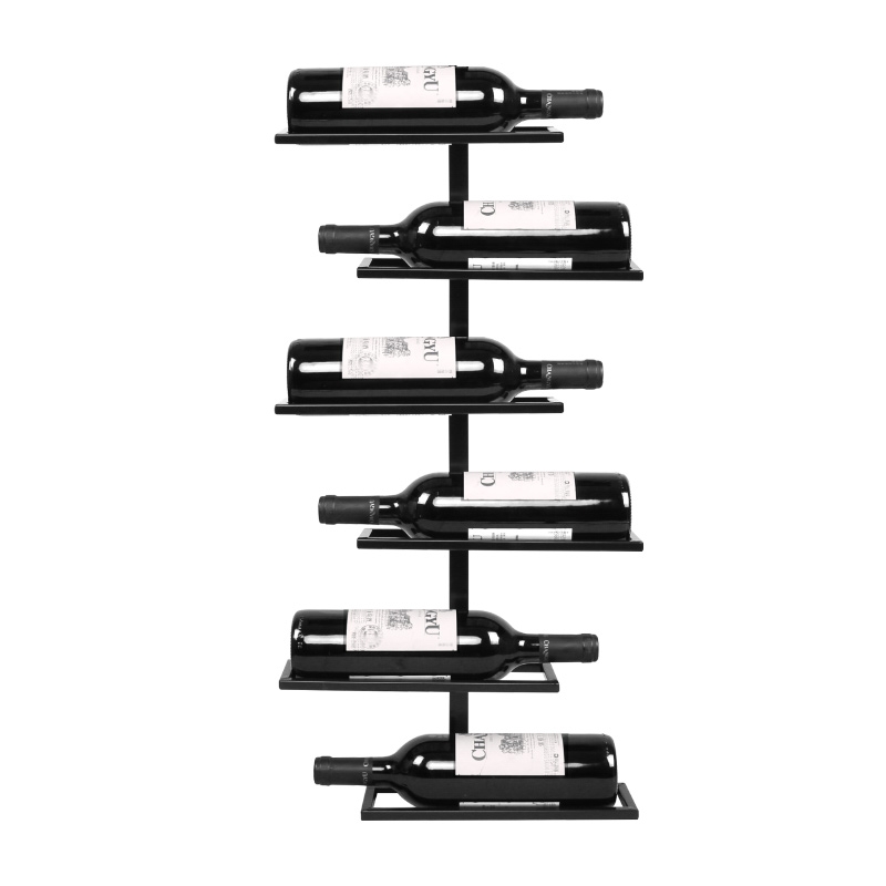 

8-10 F Wine rack iron art wall mounted wine rack decoration bottle rack bar counter creative wine cabinet decoration