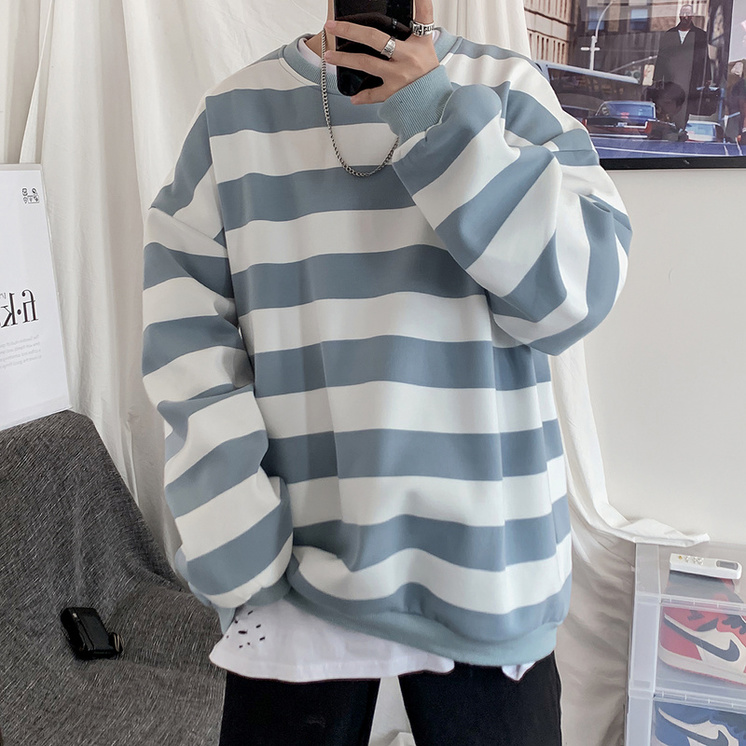 

New Sweatshirts Men Classic Striped Man Hoodies Streetwear Hoodies Male Sweatshirt Hip Hop Hoodie Sweatshirts Men Clothes Casual kg-32