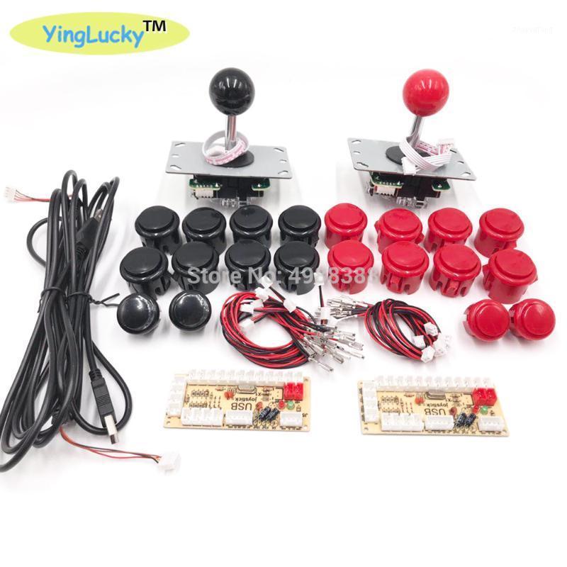 

Arcade Joystick DIY Kit Zero Delay Arcade DIY Kit USB Encoder To PC Sanwa Joystick + Sanwa Push Buttons For Mame1