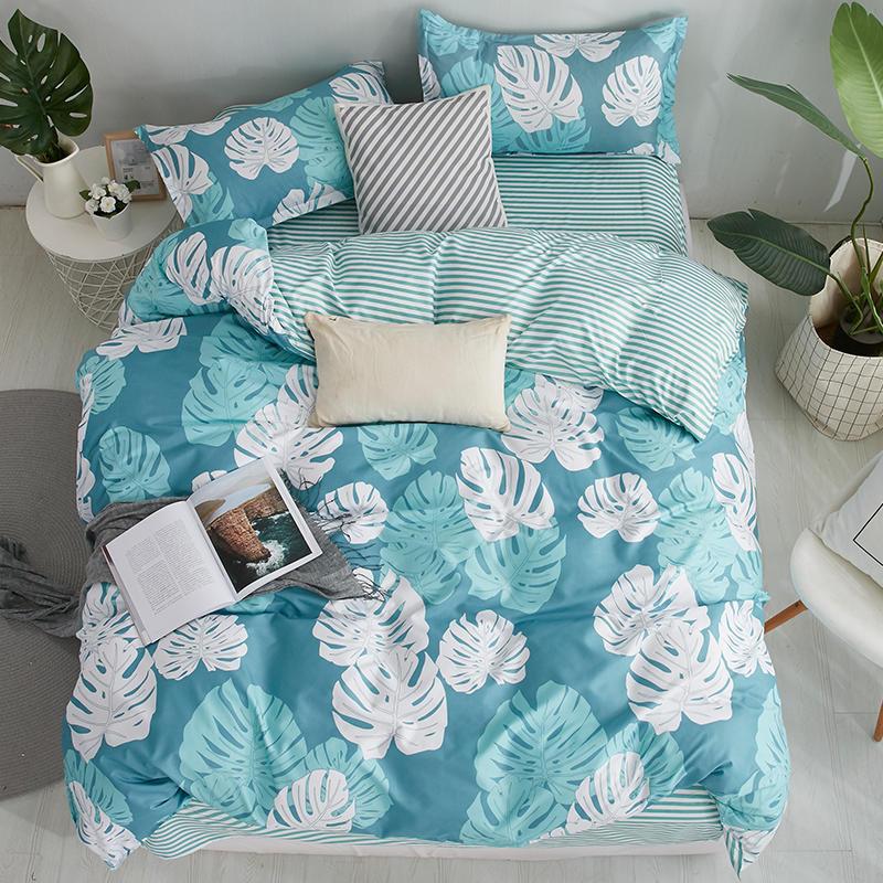 

New Bedding Set 1 Pcs Duvet Cover quilt Cover comforter +2 Pillowcase 180*220/200*230/220*240 Queen king full size, G5